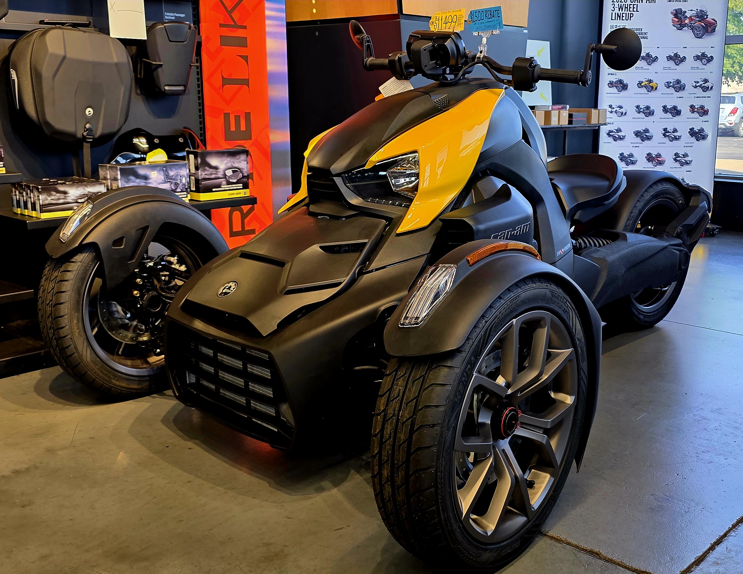 2026 Can-Am Ryker ROTAX 900 ACE 3-Wheel Motorcycle