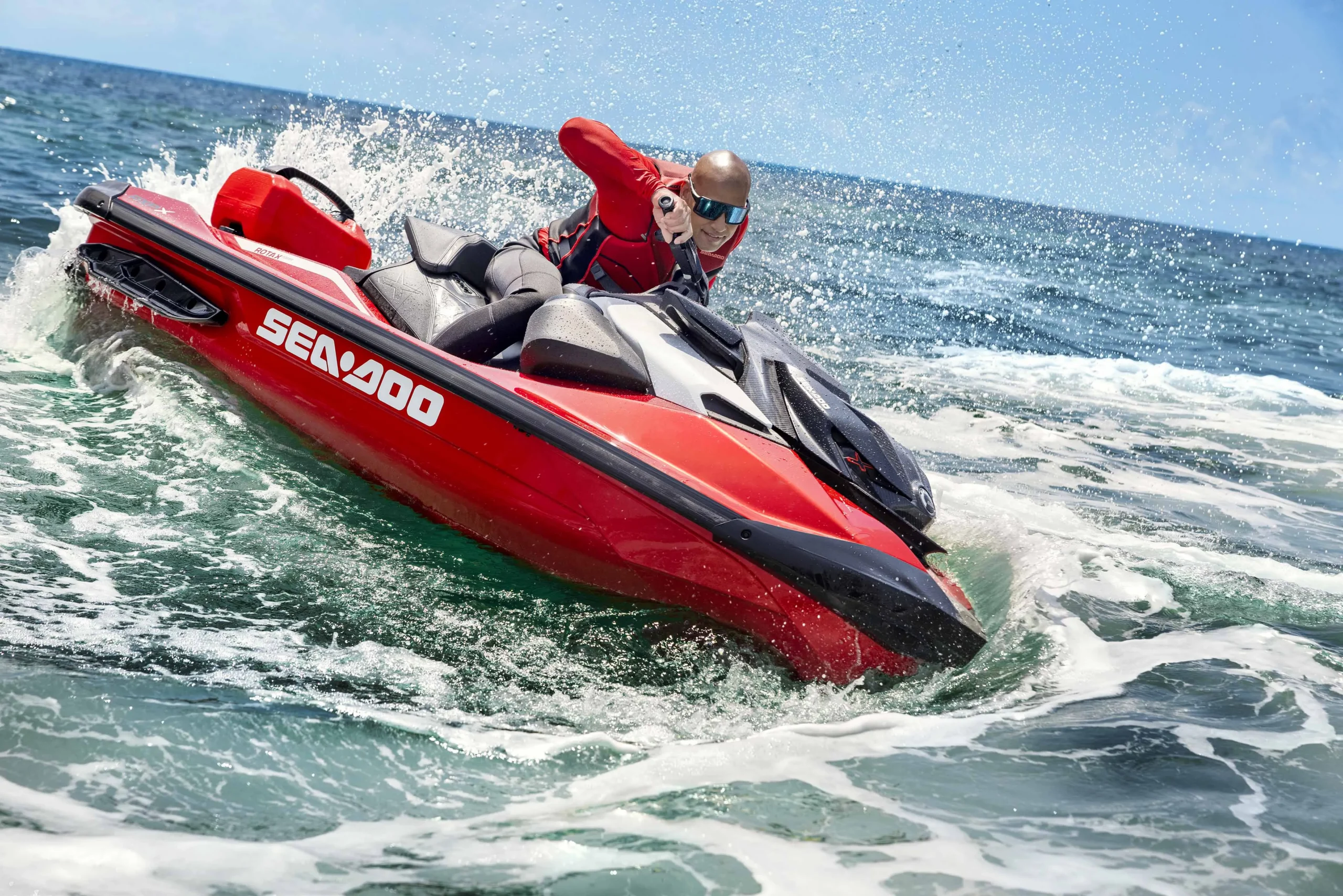 Sea-Doo watercraft on the water